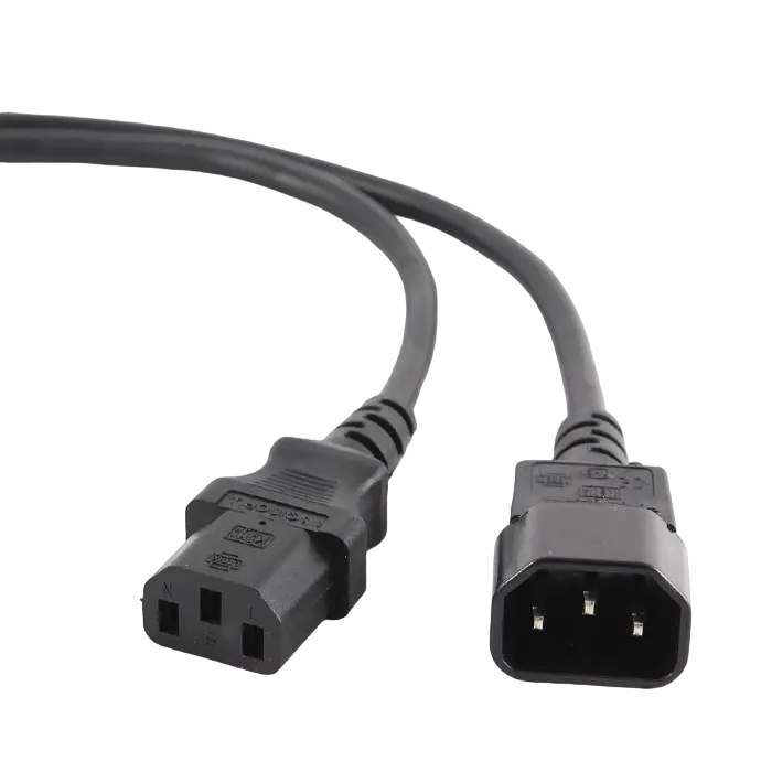 Cable, Power Extension UPS-PC 5.0m, with VDE approval, Cablexpert, 10A