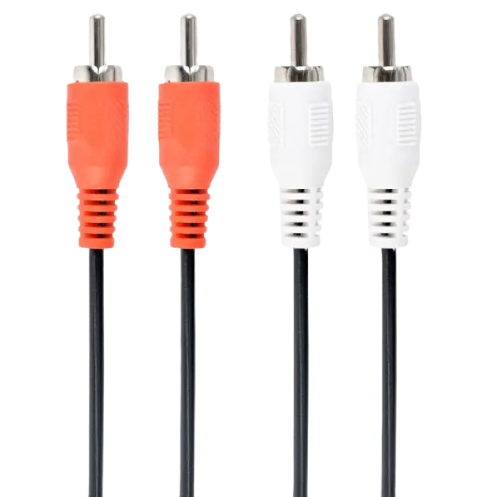 Cable RCA*2 - RCA*2, 1.8m, Cablexpert, CCA-2R2R-6