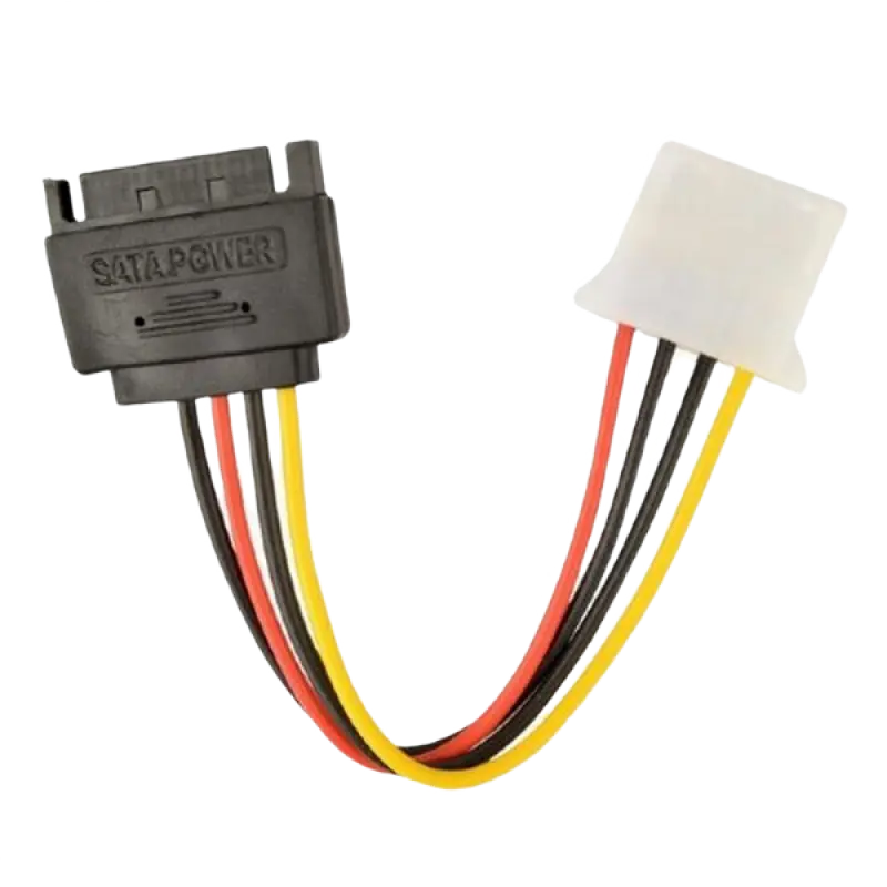 Cable SATA (male) to Molex (female) power cable, 0.15 m, Cablexpert, CC-SATA-PS-M