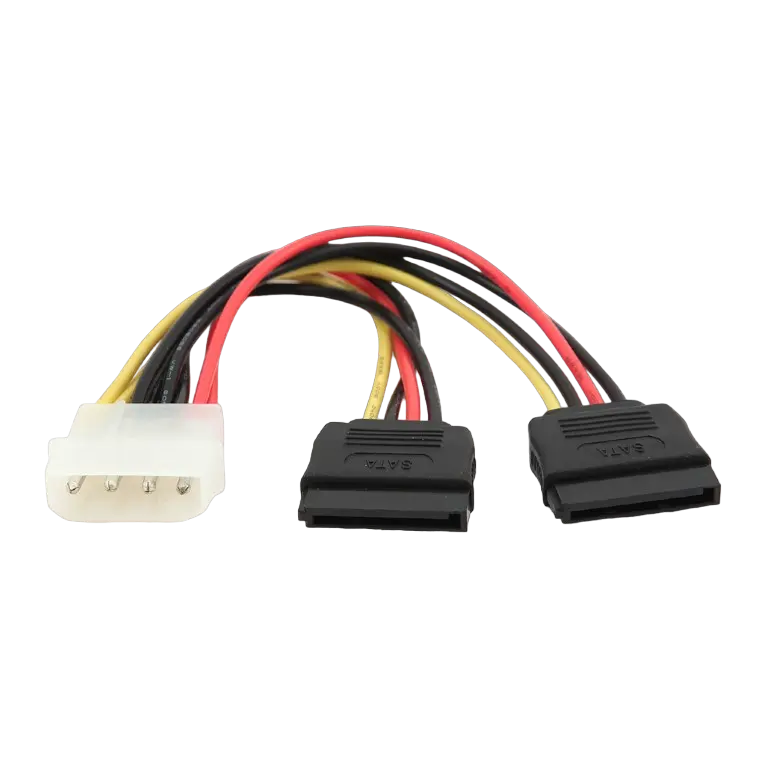 Cable Serial ATAx2 30 cm, Power, Cablexpert, CC-SATA-PSY-0.3M