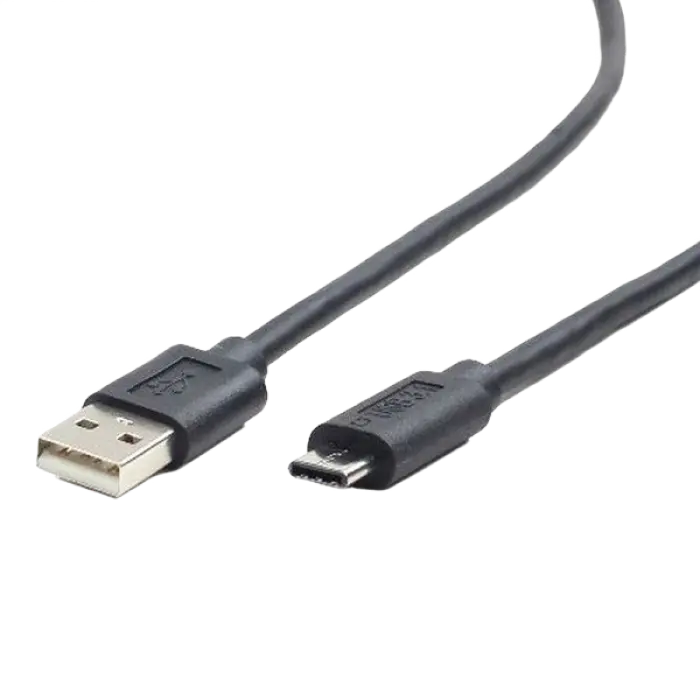 Cable Type-C /USB2.0, AM/CM, 1.8 m, Cablexpert, Black, CCP-USB2-AMCM-6