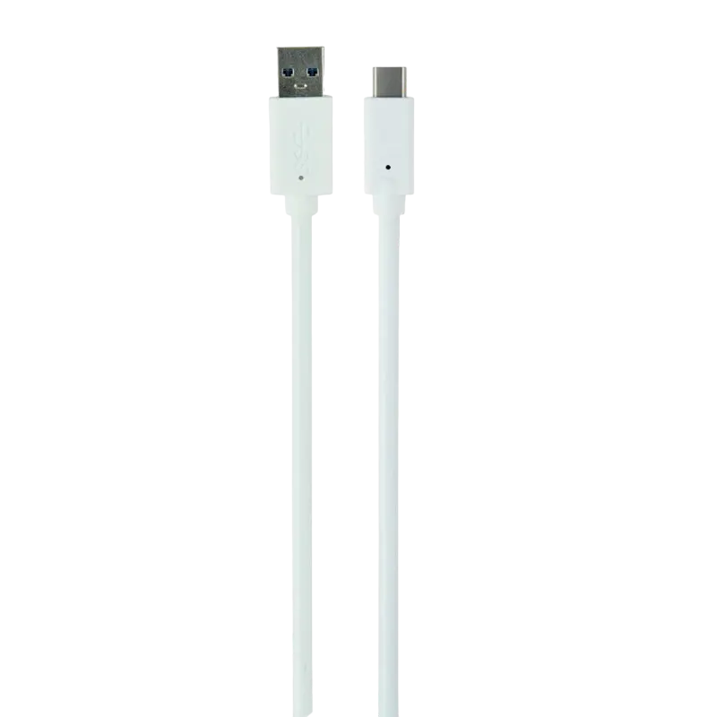 Cable Type-C / USB3.0, AM/CM, 3.0 m, Cablexpert, White, CCP-USB3-AMCM-W-10