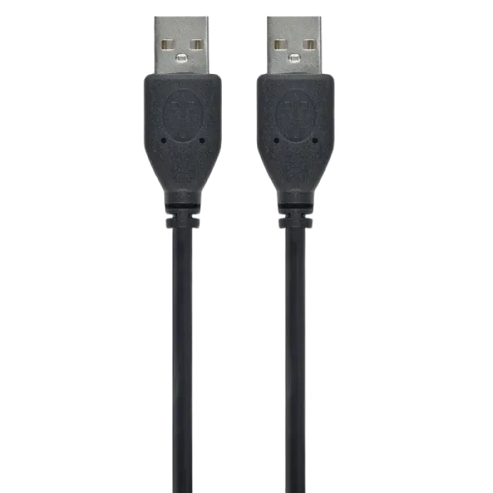 Cable USB AM/AM, 1.8 m, USB2.0, Cablexpert, Black, CCP-USB2-AMAM-6