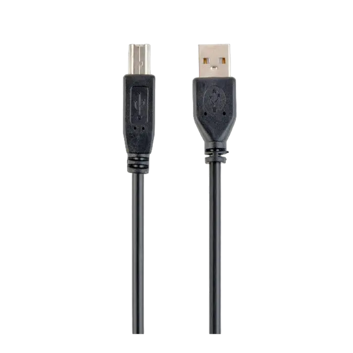 Cable USB, AM/BM, 1.8 m, USB2.0, High quality, Cablexpert, Black, CCP-USB2-AMBM-6