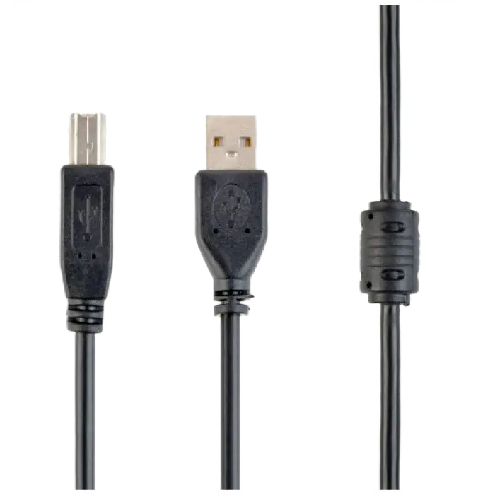 Gembird Cable USB, AM/BM, 1.8 m, USB2.0 Premium quality with ferrite core, CCF-USB2-AMBM-6