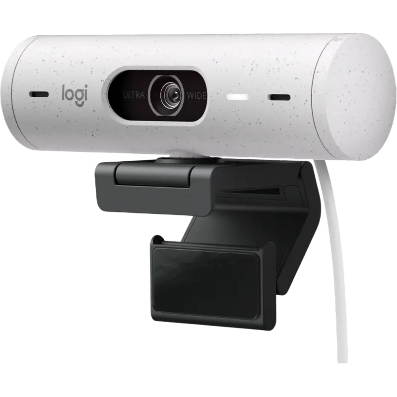 Camera web Logitech BRIO 500 Full HD 1080p autofocus alba