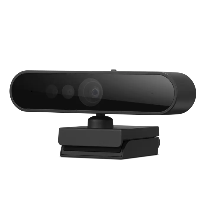 Cameră web Lenovo Performance FHD 1080p, FOV 95°, microfon dublu, capac de confidențialitate, vedere posterioară