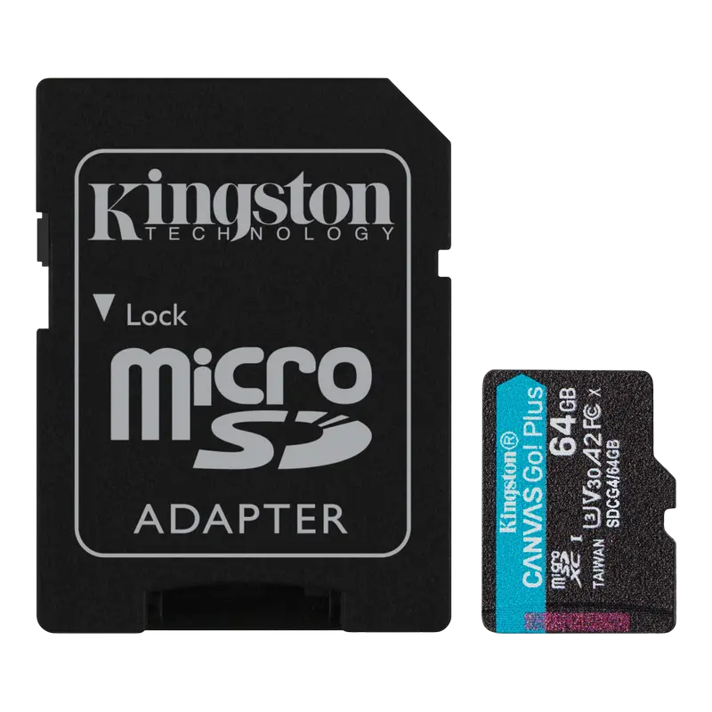 Kingston Canvas Go! Plus microSD 64GB
