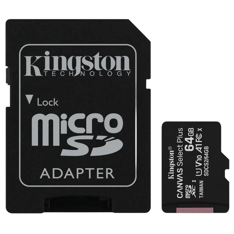 Kingston Canvas microSD 64GB