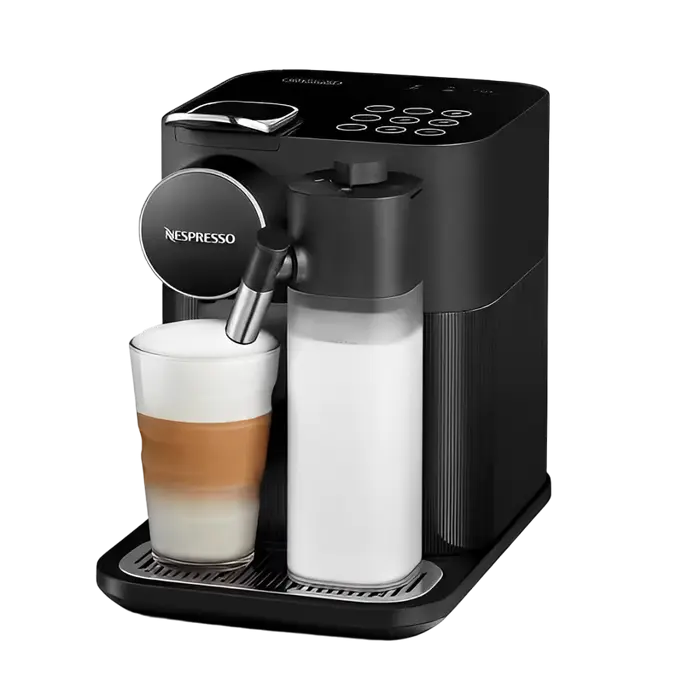 Espressor cu capsule DeLonghi Nespresso Lattissima EN640.B, vedere posterioară