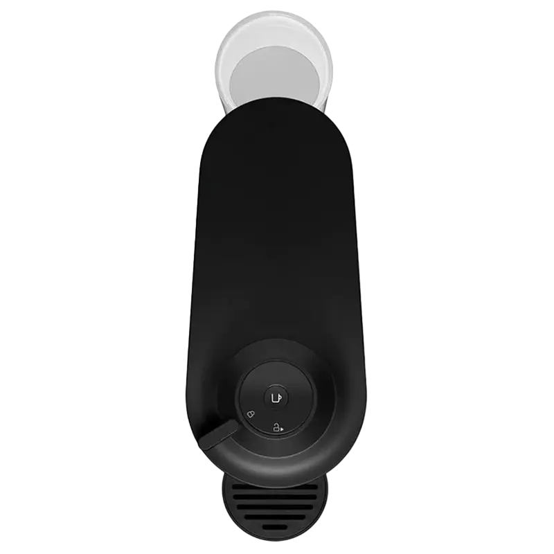 Espressor cu capsule DeLonghi Nespresso ENV90B Negru, vedere laterală