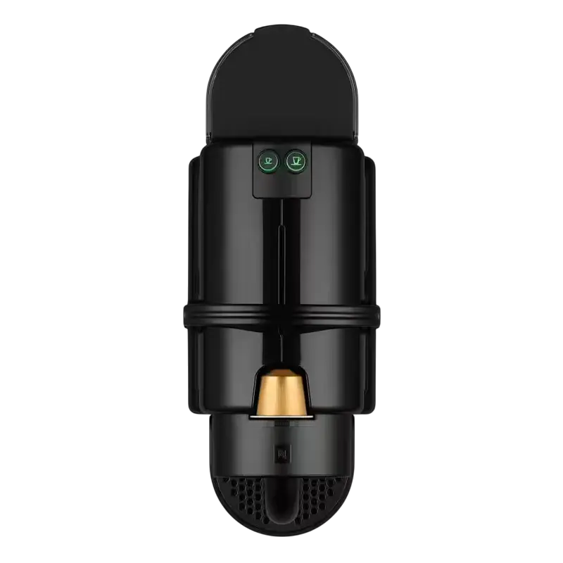 Espressor cu capsule DeLonghi Nespresso Inissia EN80.BAE Negru, vedere laterală