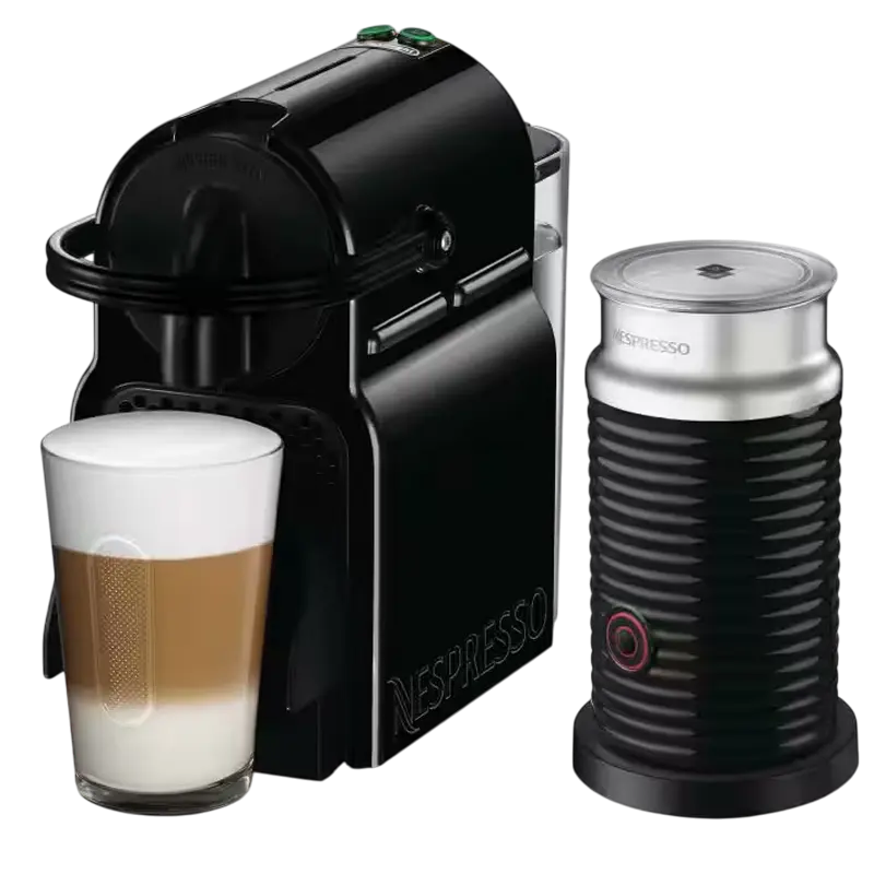 Espressor cu capsule DeLonghi Nespresso Inissia EN80.BAE Negru, detaliu interfață