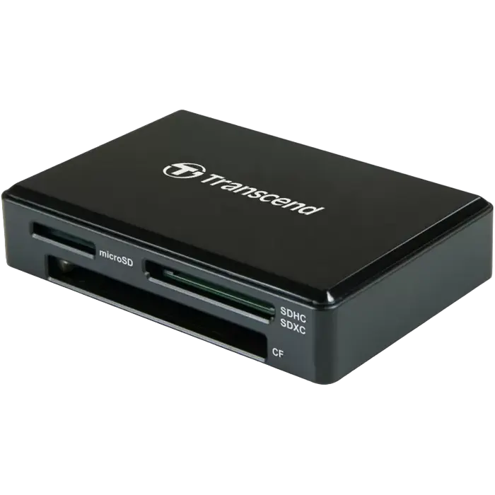 Card Reader Transcend "TS-RDC8K" Black, USB3.1 Type-C (All-in-1)
