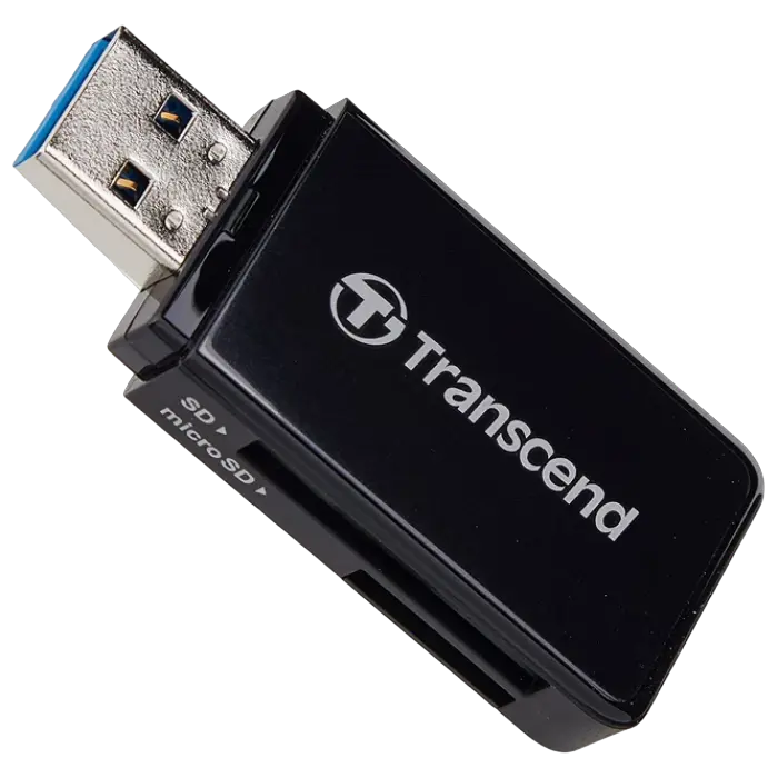Card Reader Transcend "TS-RDF5K" Black, USB3.1 (SDHC/SDXC/microSDHC/SDXC)