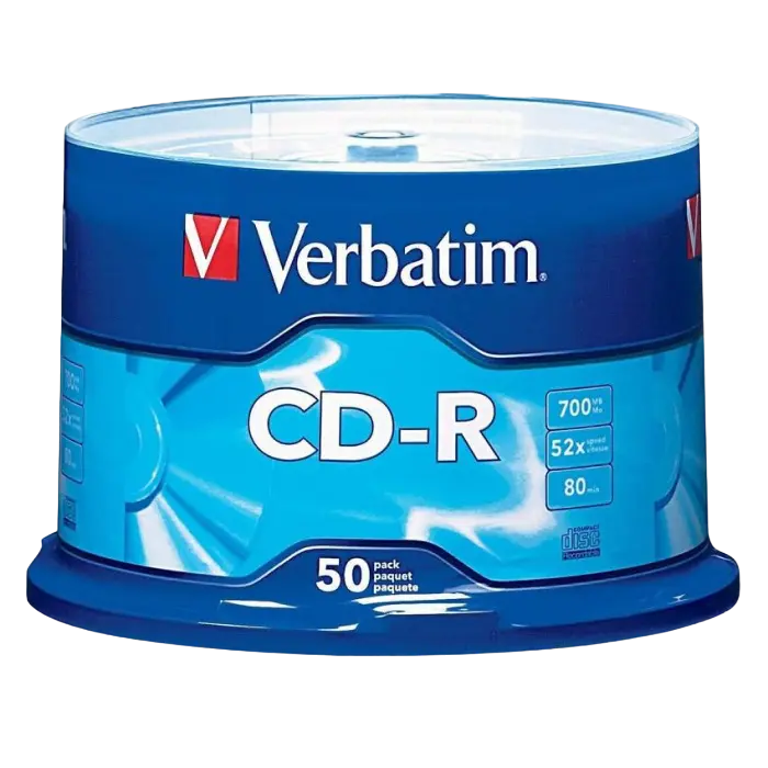 CD-R 50*Spindle, Verbatim, 700MB, 52x, Extra protection