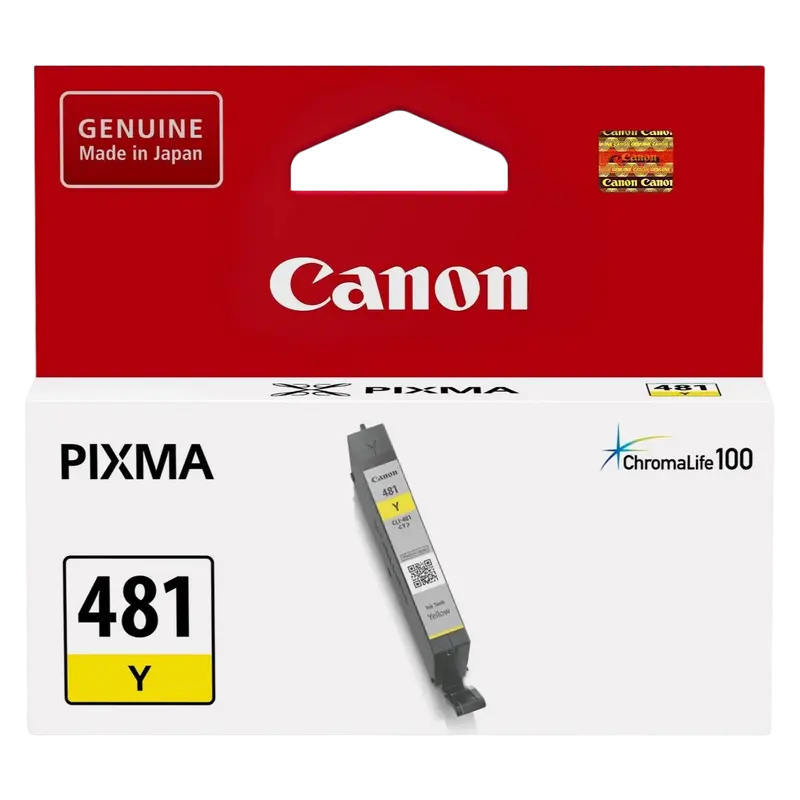 Canon Ink Cartridge CLI-481 Y, Yellow