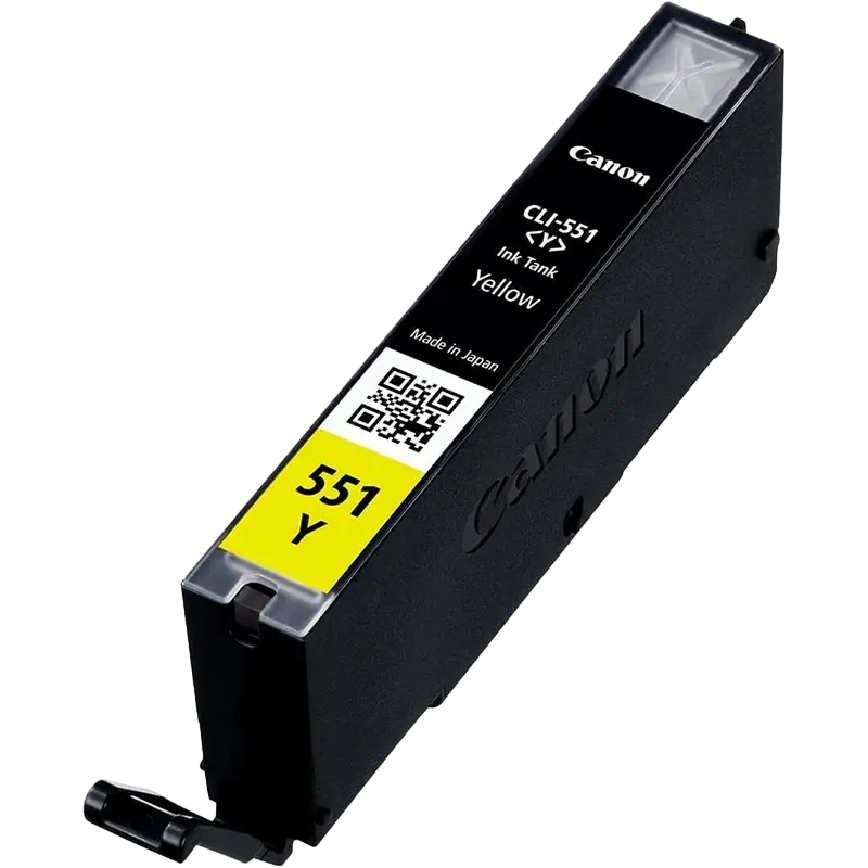 Canon Ink Cartridge CLI-551, Yellow