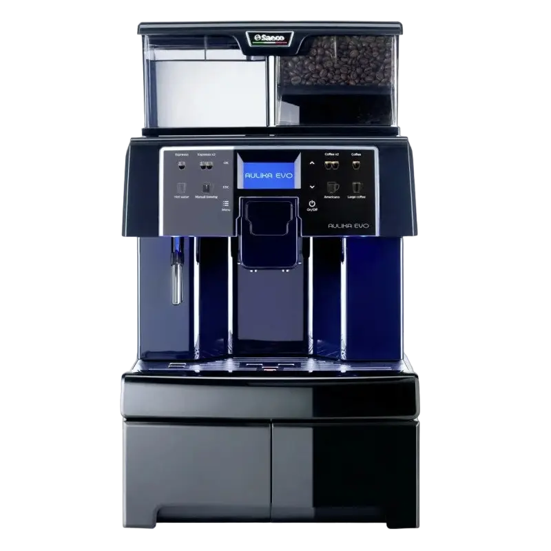 Espressor automat Saeco AuliKa Evo Office Black 15 bar rezervor 4 litri, vedere alternativă
