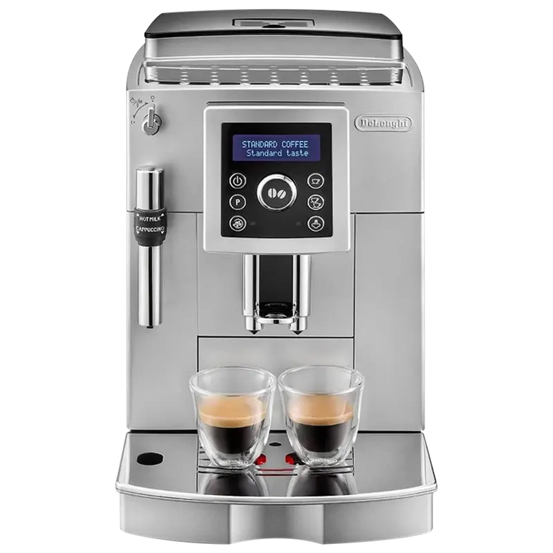 Espressor automat DeLonghi ECAM23.420.SW cu rasnita si afisaj