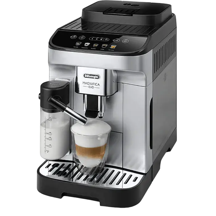 Espressor automat DeLonghi ECAM290.61.SB cu rasnita si capucinator automat, detaliu interfață