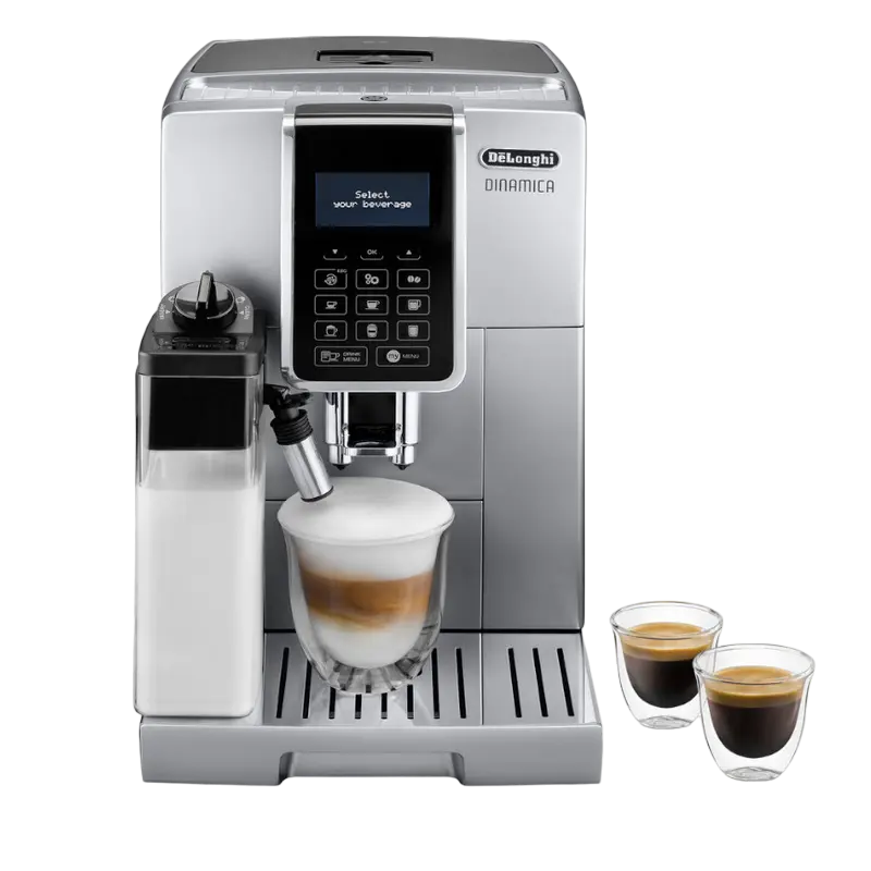 Espressor automat DeLonghi ECAM350.75S Dinamica, argintiu, vedere alternativă