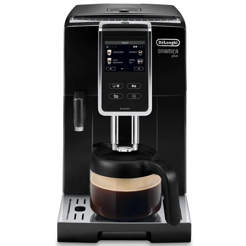 Espressor automat DeLonghi ECAM370.85.B cu rasnita si cappuccinatore automat, vedere posterioară