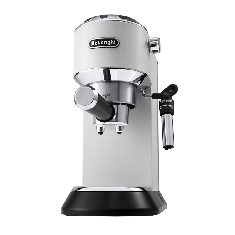 Espressor manual DeLonghi EC685W Dedica alb, 15 bar, vedere alternativă