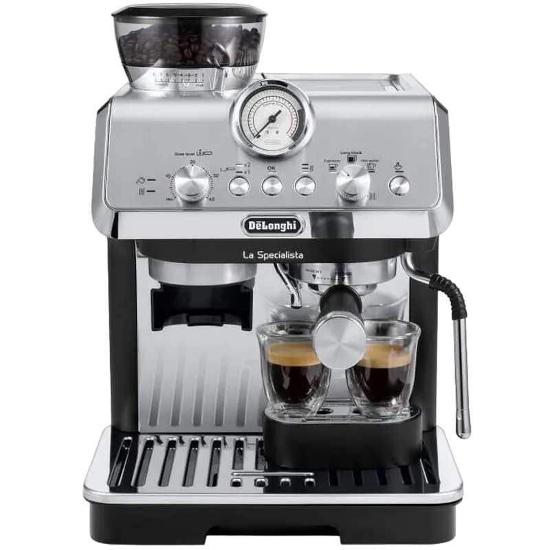 Espressor manual DeLonghi EC9155.MB 1400W 15 bar cu corp metalic