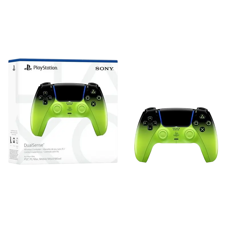 Controller wireless Sony DualSense PS5 Remix Green, ambalaj