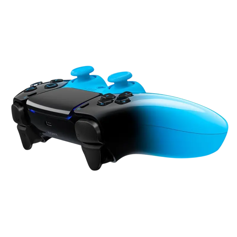 Controller wireless Sony DualSense PS5 Rhythm Blue, vedere alternativă