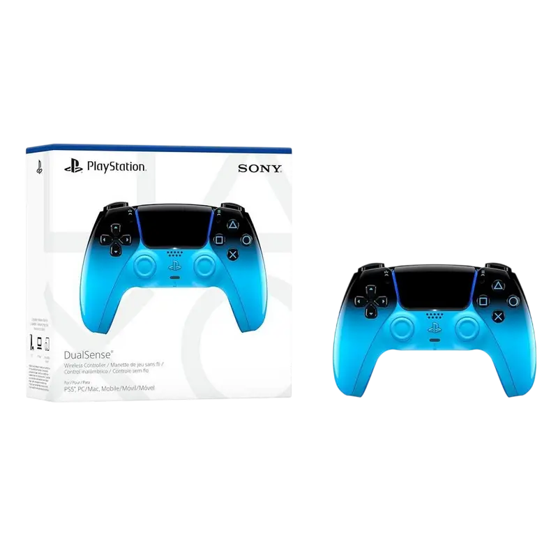 Controller wireless Sony DualSense PS5 Rhythm Blue, detaliu interfață