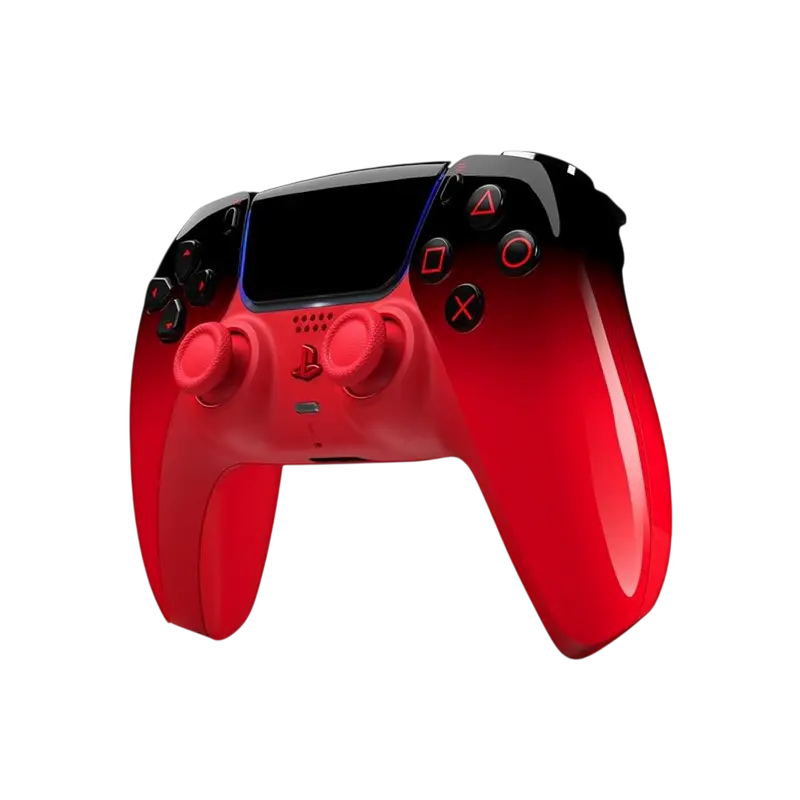 Controller wireless Sony PlayStation 5 DualSense Techno Red, detaliu interfață