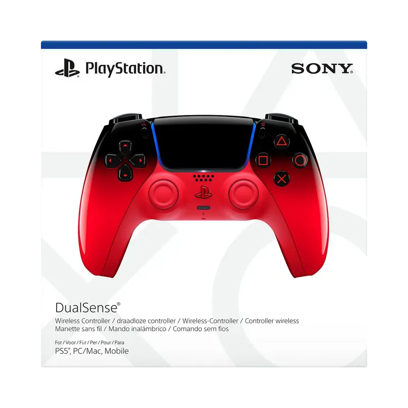 Controller wireless Sony PlayStation 5 DualSense Techno Red, imagine suplimentară 7