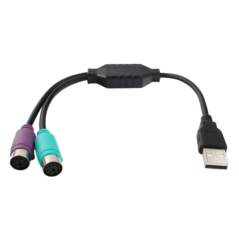 Cablexpert Converter USB to PS/2, 0.3 m, Black, UAPS12-BK