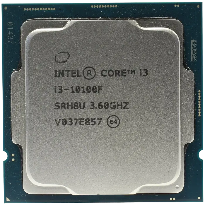 CPU Intel Core i3-10100F 3.6-4.3GHz (4C/8T, 6MB, S1200, 14nm, No Integrated Graphics, 65W) Tray