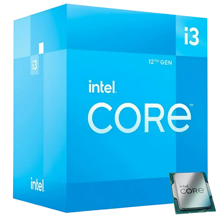 CPU Intel Core i3-12100 3.3-4.3GHz (4P+0E/8T,12MB,S1700, 10nm, Integ. UHD Graphics 730, 60W) Box