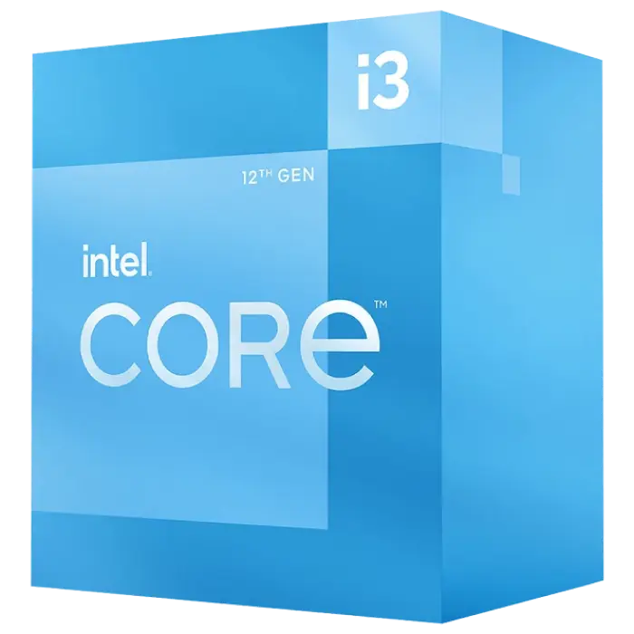 CPU Intel Core i3-12100F 3.3-4.3GHz (4P+0E/8T,12MB, S1700, 10nm, No Integ, Graphics, 58W) Box