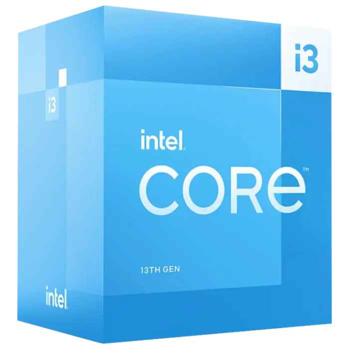 CPU Intel Core i3-13100 3.4-4.5GHz (4P+0E/8T,12MB,S1700, 10nm, Integ. UHD Graphics 730, 60W) Box