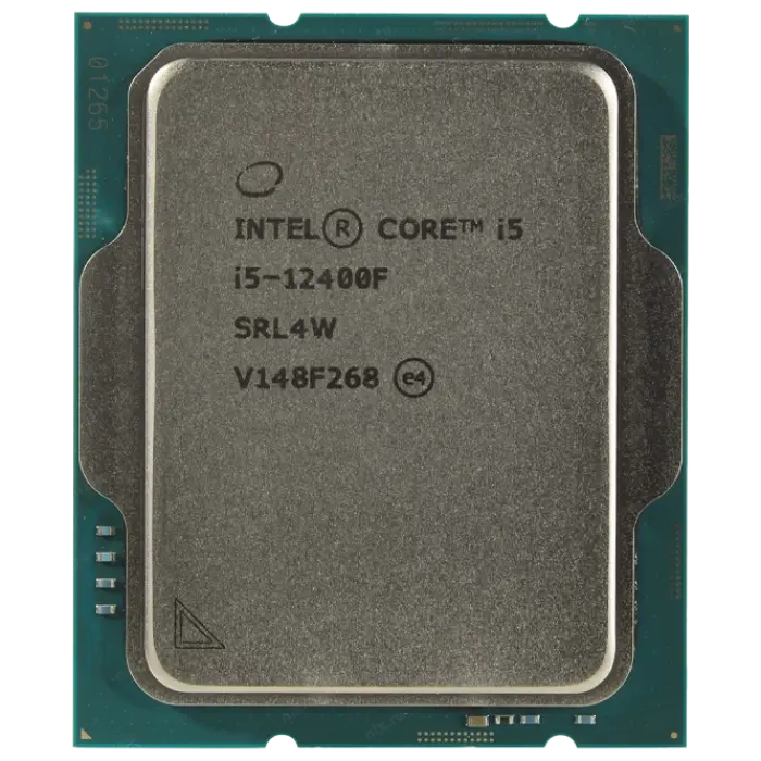 CPU Intel Core i5-12400F 2.5-4.4GHz (6P+0E/12T,18MB, S1700, 10nm, No Integ.Graphics, 65W) Tray