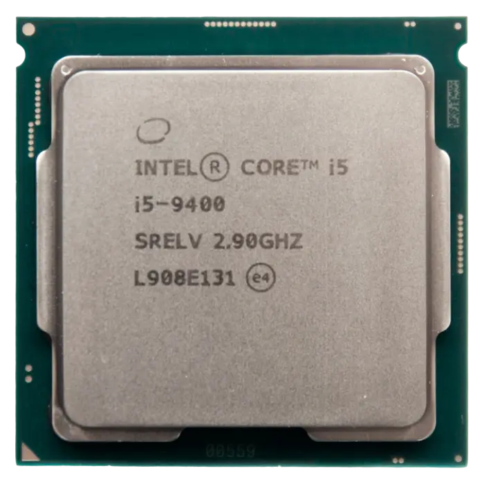 CPU Intel Core i5-9400 2.9-4.1GHz (6C/6T, 9MB, S1151, 14nm, Integrated UHD Graphics 630, 65W) Tray