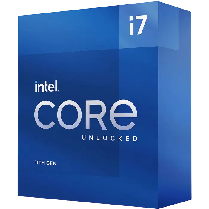 CPU Intel Core i7-11700KF 3.6-5.0GHz (8C/16T,16MB, S1200, 14nm, No Integrated Graphics, 95W) Rtl