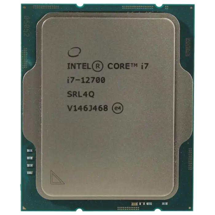 CPU Intel Core i7-12700 2.1-4.9GHz (8P+4E/20T, 25MB,S1700,10nm, Integ. UHD Graphics 770, 65W) Tray