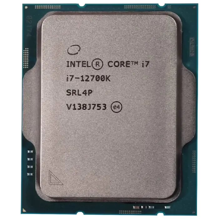 CPU Intel Core i7-12700K 3.6-5.0GHz (8P+4E/20T, 25MB,S1700,10nm, Integ. UHD Graphics 770, 65W) Tray
