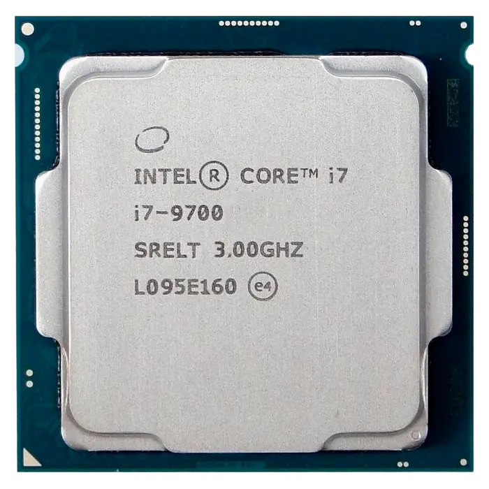 CPU Intel Core i7-9700 3.0-4.7GHz (8C/8T, 12MB, S1151, 14nm, Integrated UHD Graphics 630, 65W) Tray