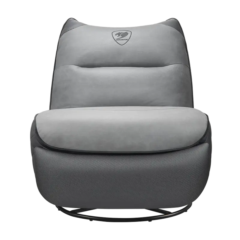 Gaming Sofa Cougar Overlord Neo Gray/Black, User max load up to 150kg/height 160-195cm, Rock, Reclin