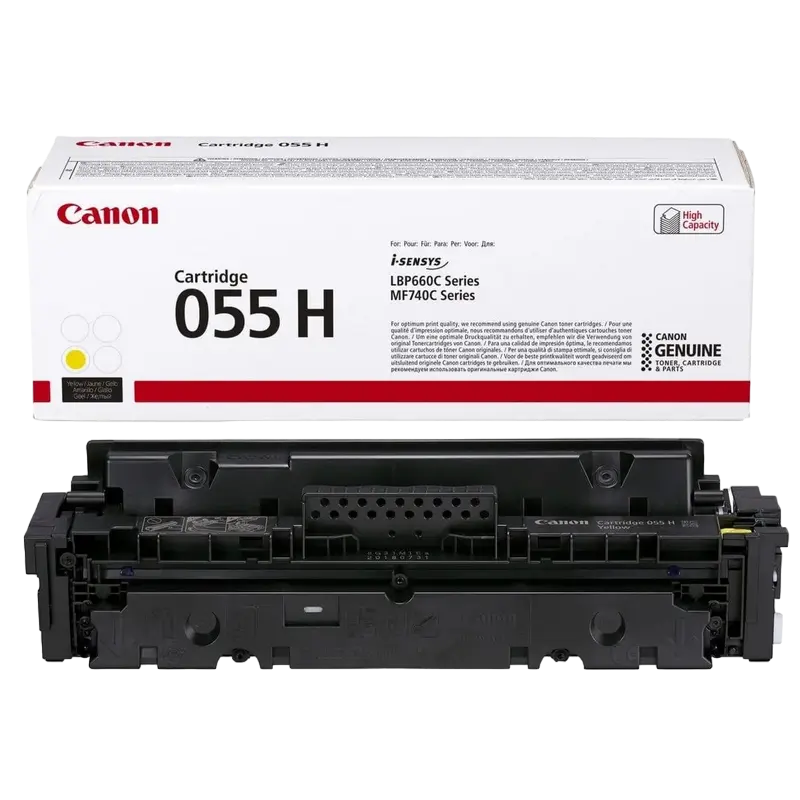 Canon Laser Cartridge CRG-055H, Yellow