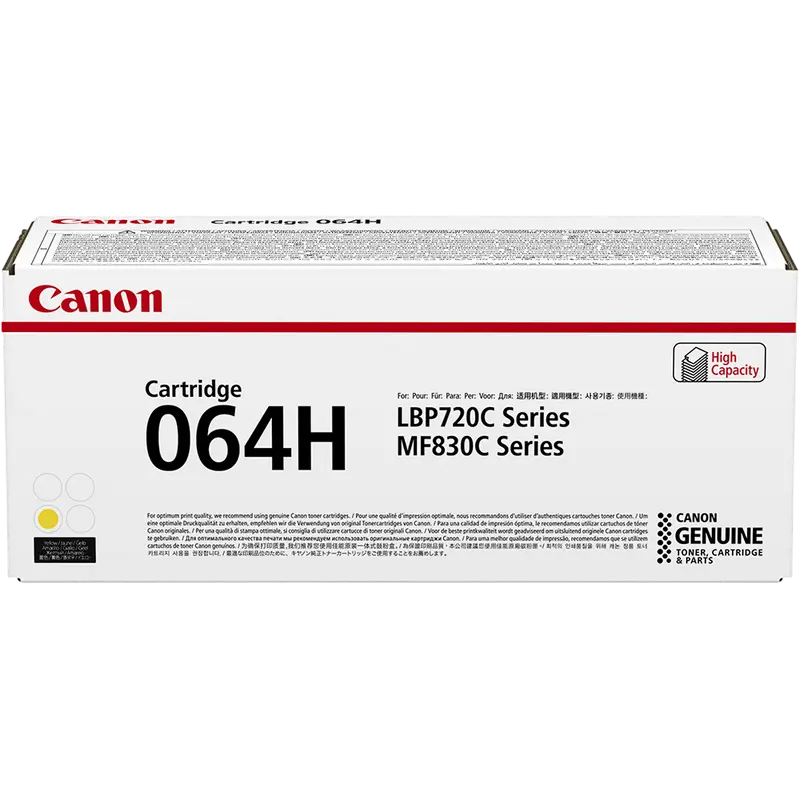 Canon Laser Cartridge CRG-064H, Yellow