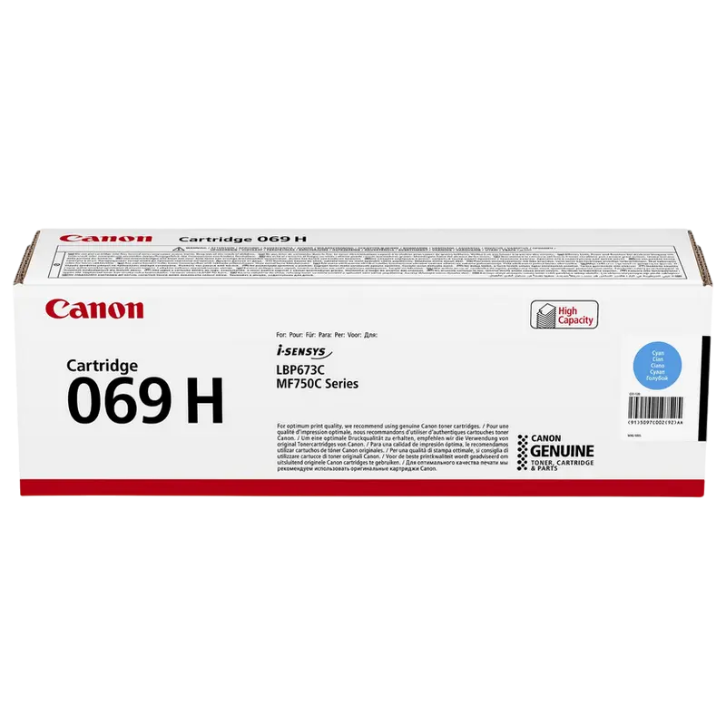 Canon Laser Cartridge CRG-069H, Cyan