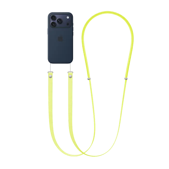 Crossbody Strap iPhone Neon Yellow